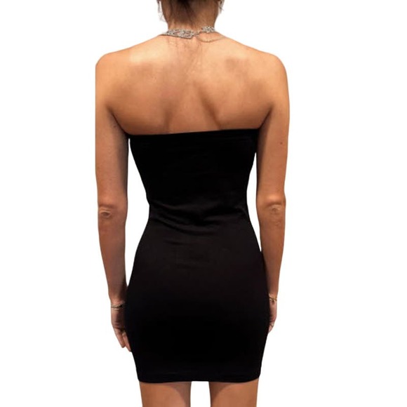 12th Tribe Norma Black Strapless Under Dress- One Size, NWT - Picture 2 of 5